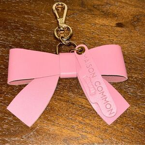 Maison Common Bow Lobster Claw Purse Bag Accessory Keychain